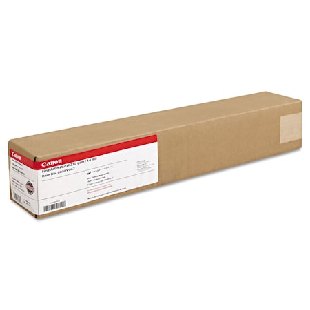 Canon Fine Art Natural Paper Roll, 2 in. Core, 14 mil, 24 in. x 50 ft, Matte Natural 0850V062